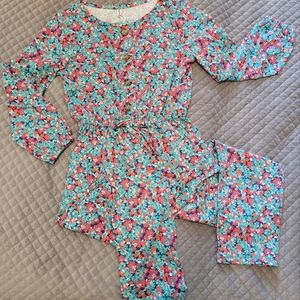 Kids Floral Jumpsuit